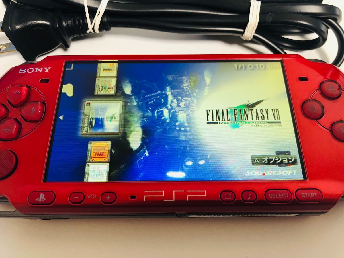 PSP 3000 本体 美品 RED すぐに遊べる1式セット｜Yahoo!フリマ（旧 