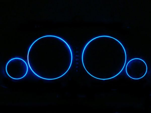 レガシィ BE5/BH5 メーターリング照明用 LED 1台分セット！ レッド_画像2