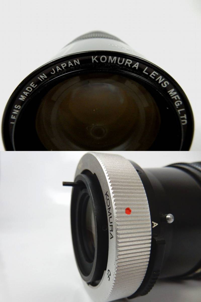 [KOMURA LENS MFG]KOMURA ZOOM 715 SUPER-KOMURA 1:4.5 f=75-150mm mount unknown secondhand goods JUNK goods! present condition delivery absolutely returned goods un- possible .!