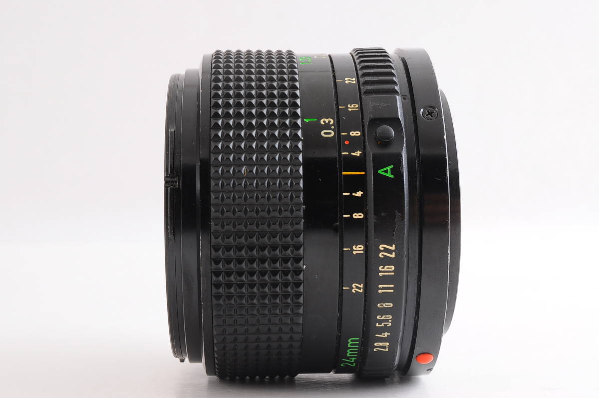 CANON NEW FD @2037 レンズ 2.8 F マニュアル 24mm