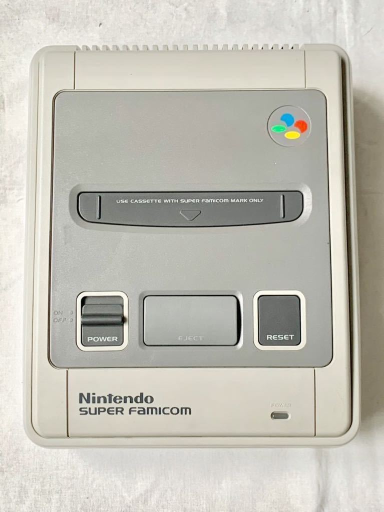 【希少/後期型】Nintendo スーパーファミコン 本体 ソフト付き ボンバーマン4 マリオカート ドンキーコング3 人生劇場 1スタの画像2