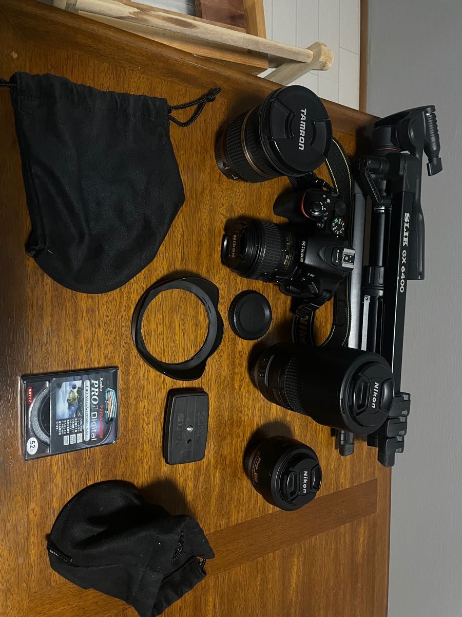 Nikon D5500 SLIKの三脚 バッグ付き