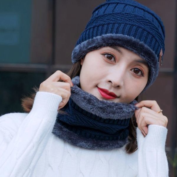 売れ筋がひクリスマスプレゼント! ニットキャップ ネックウォーマー 2 ...