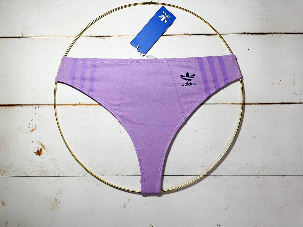 【即決】adidas アディダス レーシングショーツ(インナー用) 女性用 Tバック 下着 ブルマ HIGH WAIST bliss lilac 海外S_画像1