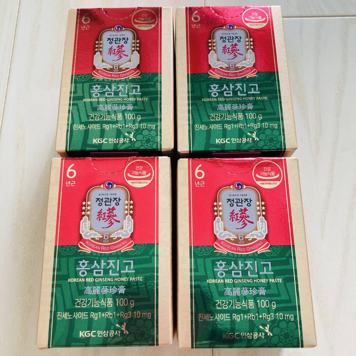当店だけの限定モデル 正官庄 高麗人参高麗蔘珍膏エキス100g x 4箱
