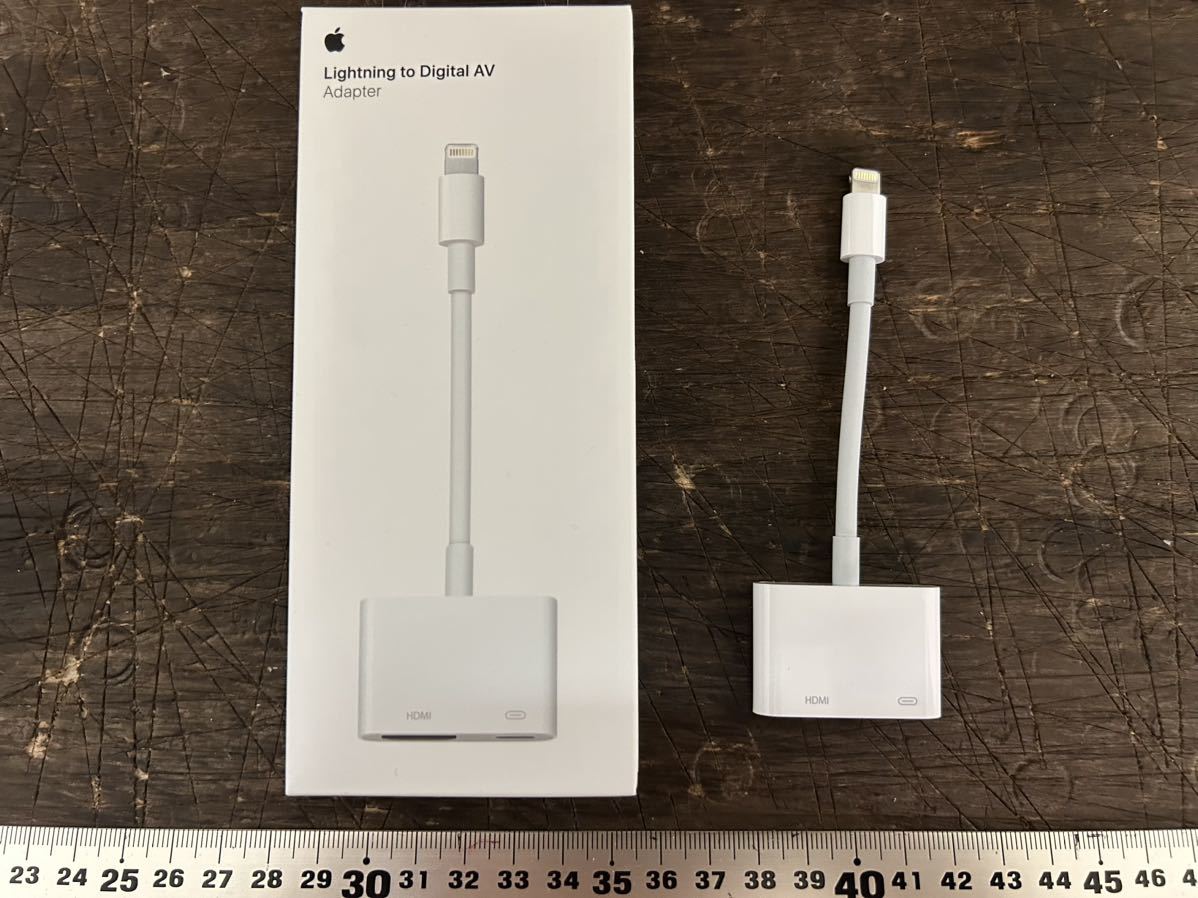 [PC]Apple Lightning to Digital AV Adapter ライトニング-HDMI 変換アダプター アップル純正品