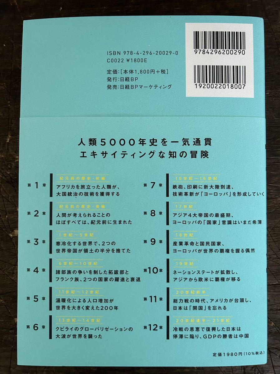 [RB]一気読み世界史 / 出口治明 日経BP 7時間で学べる本物の教養 人類5000年史はひとつなぎの物語 一気に読むから大きな流れがわかる!_画像6