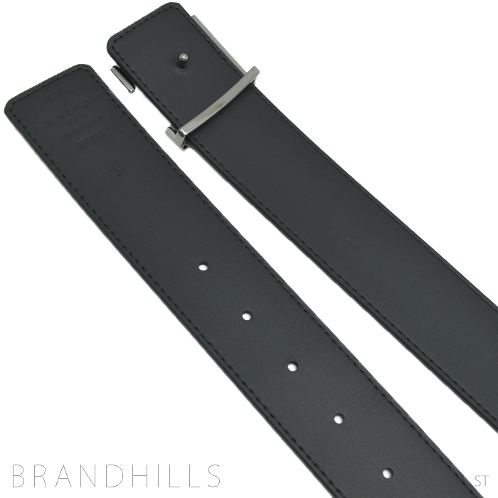 ルイヴィトン ベルト サンチュール LVイニシャル 40MM リバーシブル 85/34 M0285 LOUIS VUITTON ほぼ未使用_画像4