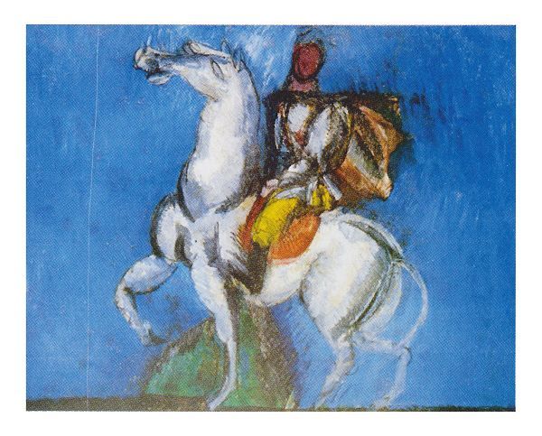 額装絵画 フレーム付き 額縁付き絵画 ラウル・デュフィ 「白い騎手」 P10号 世界の名画シリーズ プリハード