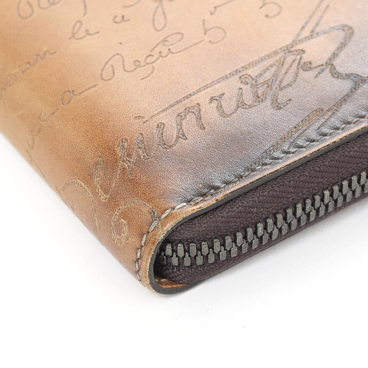 □462445 Berluti ベルルッティ 長財布 イタウバ スクリットレザー