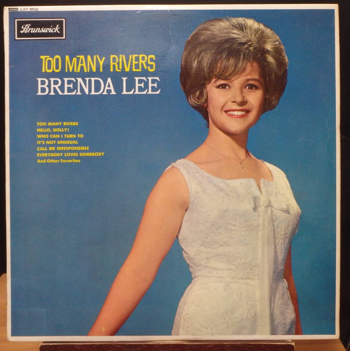 【FS188】BRENDA LEE「Too Many Rivers」, 66 UK mono Original/英国製ペラジャケ　★ボーカル_画像1