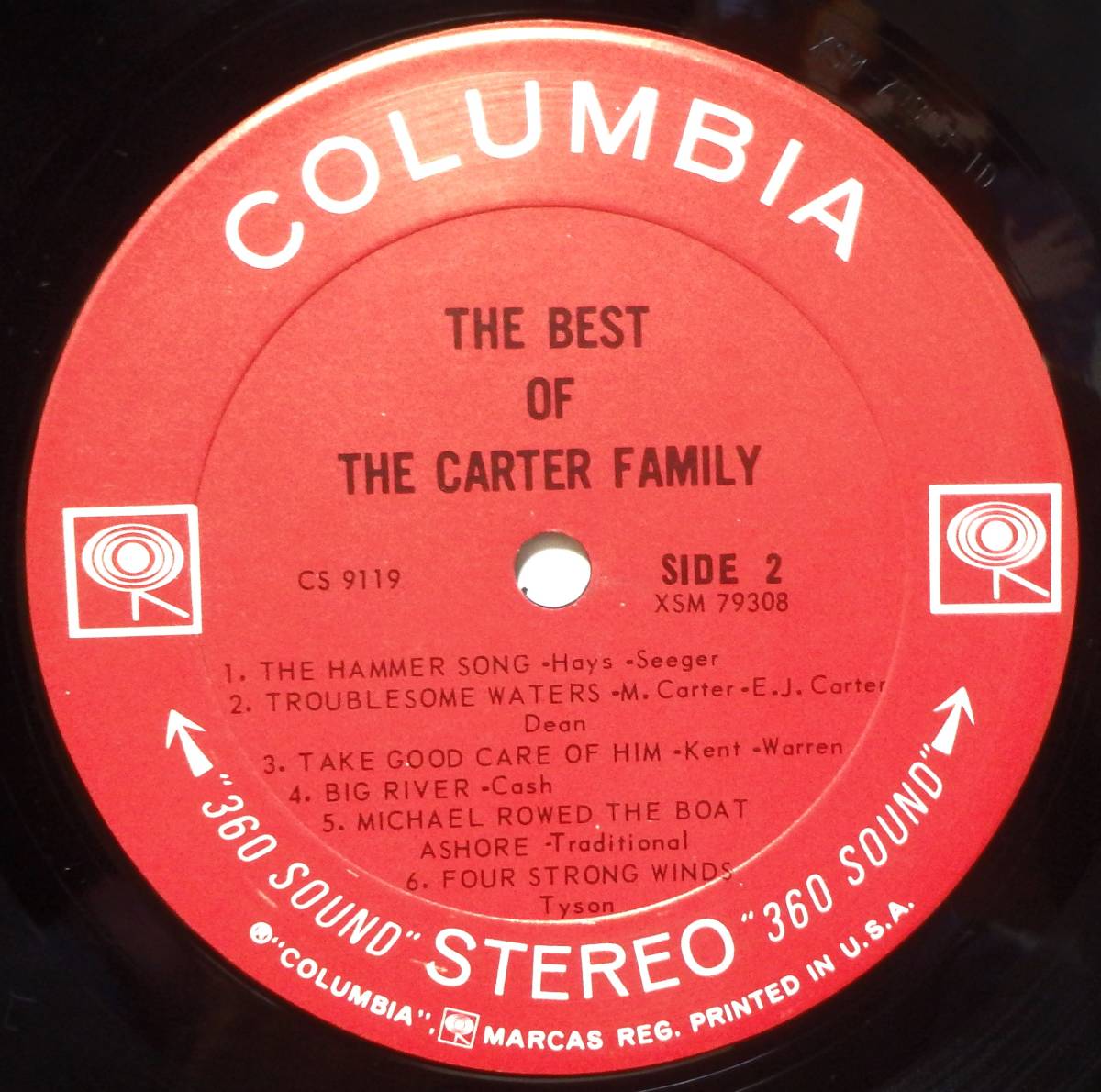 【SR889】THE CARTER FAMILY「The Best Of The Carter Family」, 65 US Original ★姉妹グループ&母/カントリー_画像5