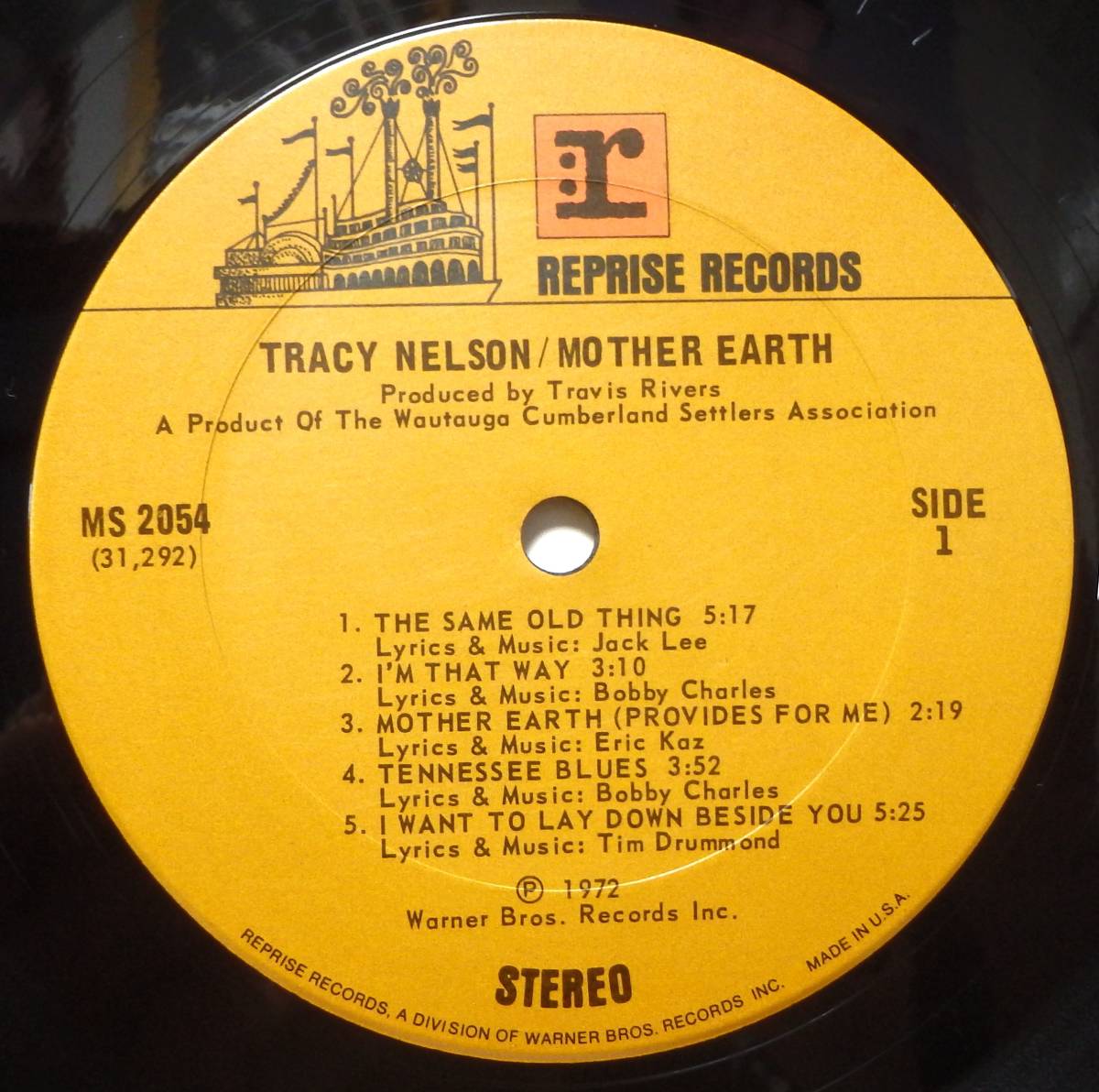 【FS086】TRACY NELSON/MOTHER EARTH「Same」, 72 US Original　★女性スワンプ/ブルース・ロック/カントリー・ブルース_画像5