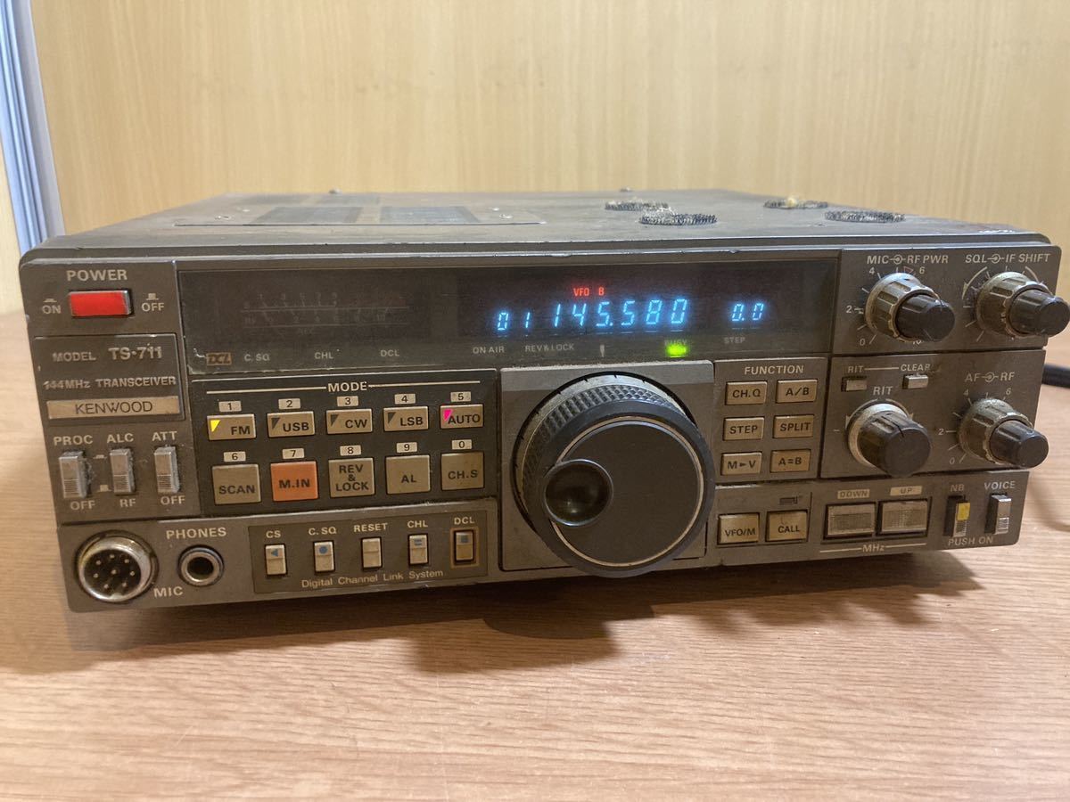 144MHz KENWOOD TS-711D 25w オールモード機