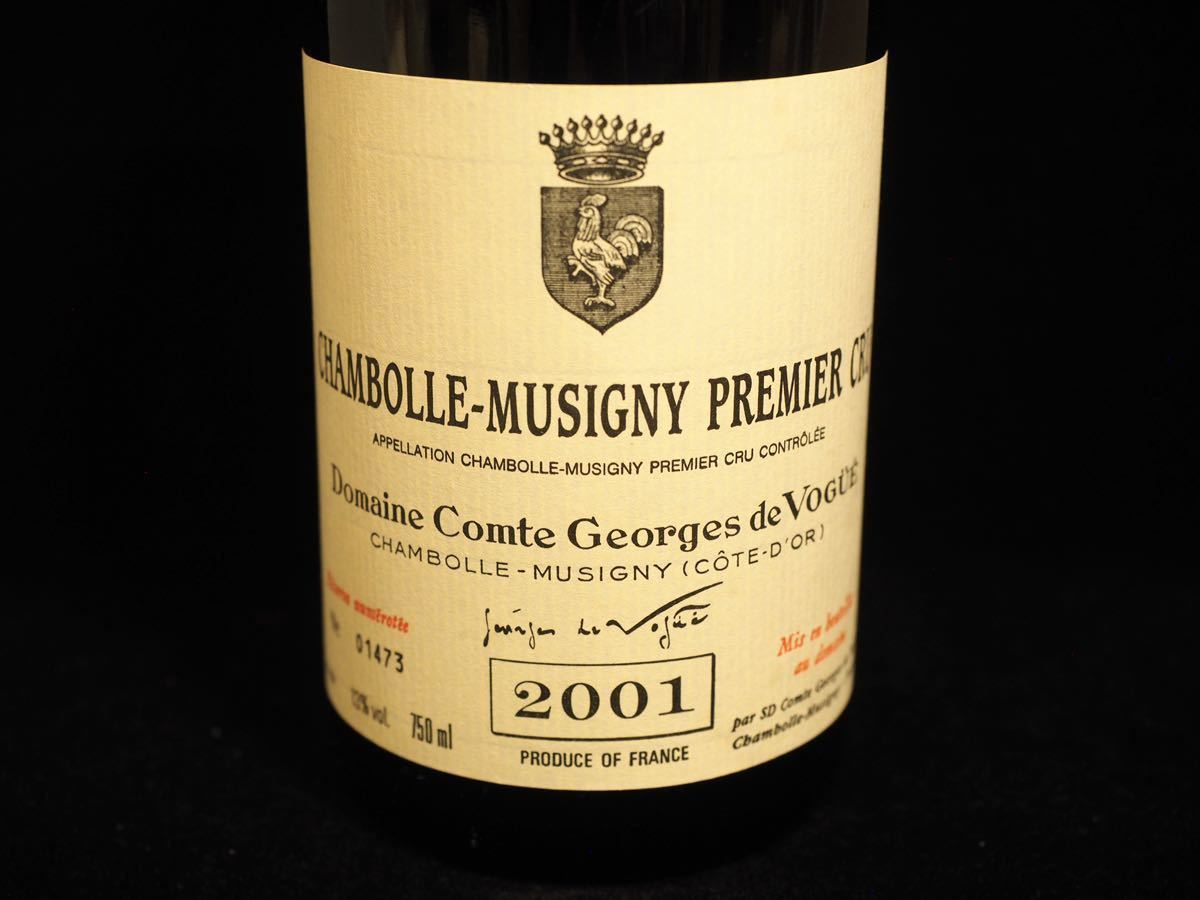 Comtes Georges de Vogue/Chambolle Musigny Premier Cru 2001