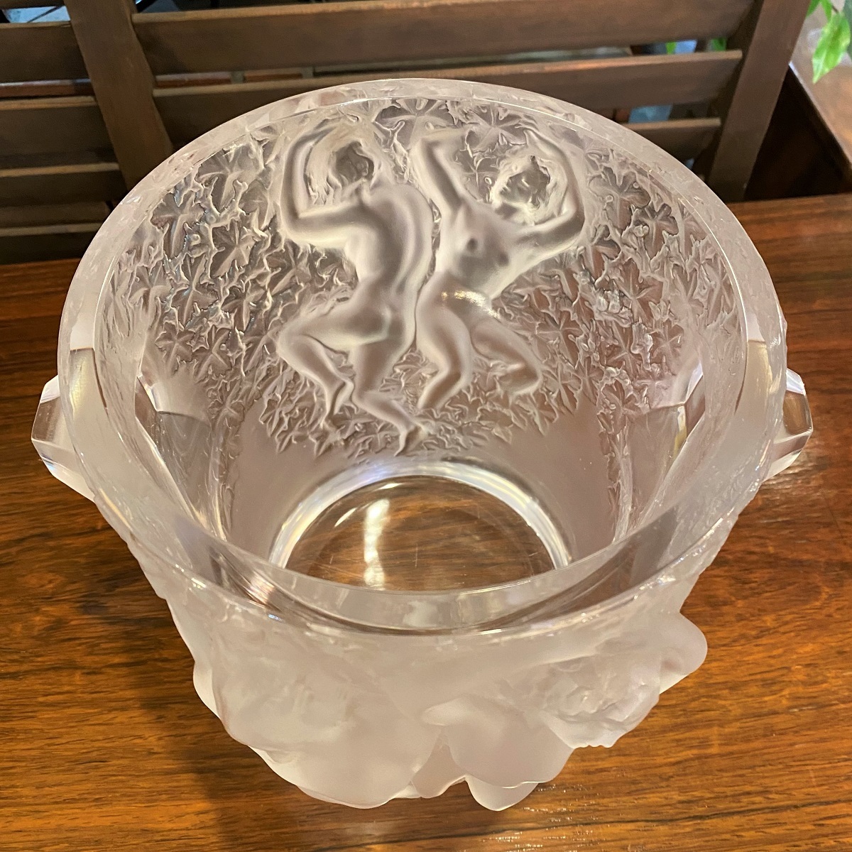 [ магазин квитанция ограничение ]Lalique/lalik Rene *lalikganimete ведерко для льда изделия из стекла скульптура шампанское кондиционер 