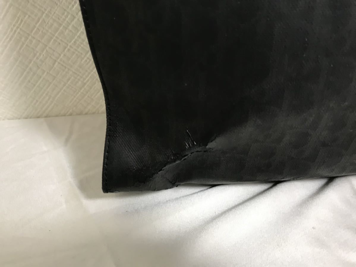 本物ディオールオムDior HOMME PVCレザービジネスハンドバッグボストン
