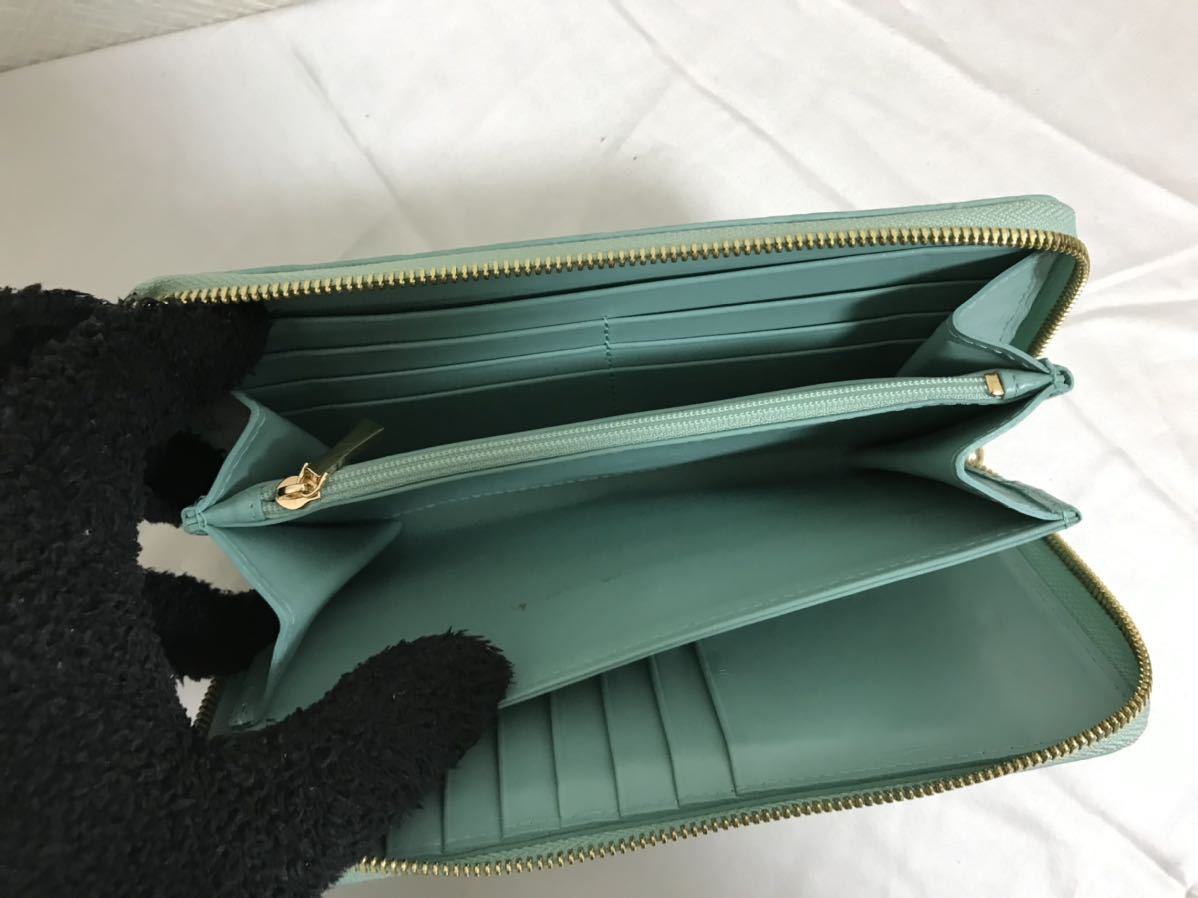 鰐本物☆ クロコダイル本革☆ ダブルファスナー 長財布 お洒落な