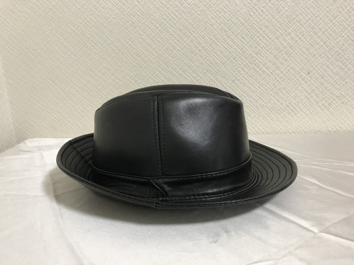  new goods unused genuine article selection blaser real original leather ram leather sheepskin soft hat hat hat black black travel travel men's lady's Golf military 2XL