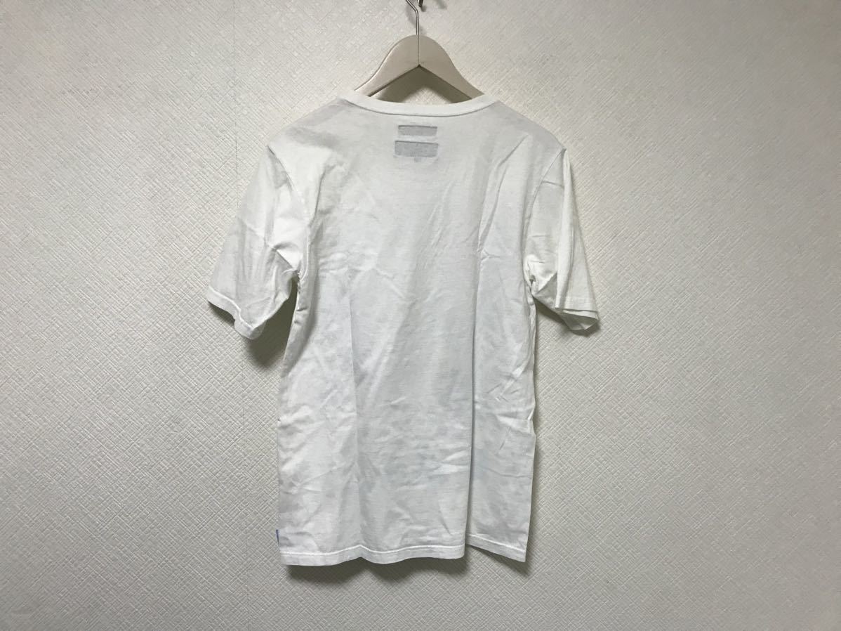 本物ルイスLUISノイハイトNOYHAITコットンプリント半袖Tシャツメンズアメカジミリタリーサーフビジネス白ホワイトM日本製_画像3