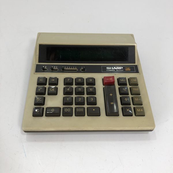 取寄商品 シャープ COMPET CS-2122D 電卓 - その他