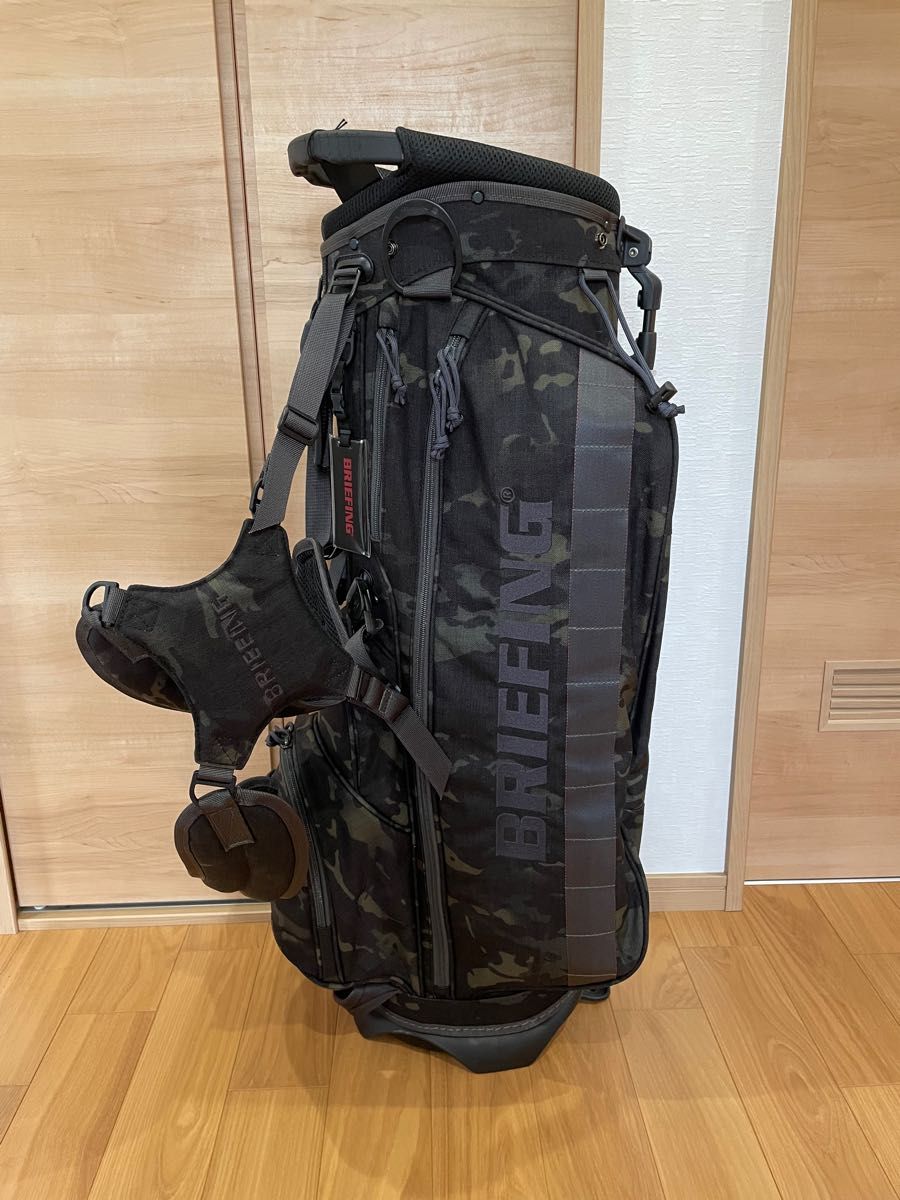 新品未使用】ブリーフィング キャディバッグ CR-4 マルチカモブラック