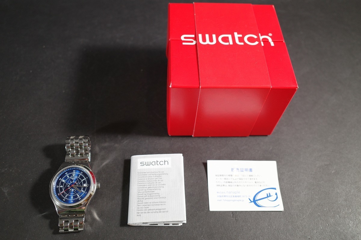 オリジナル swatch スウォッチ YIS401G 余りコマ 箱 日付機能 純正
