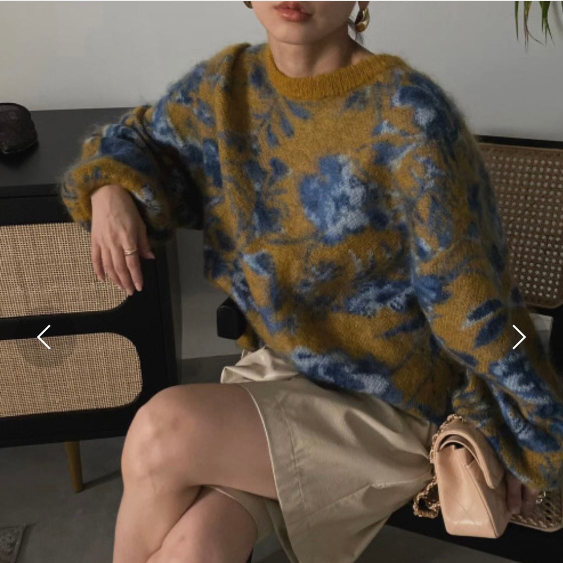 AMERI】3WAY NOSTALGIC RUG KNIT レディースファッション ニット
