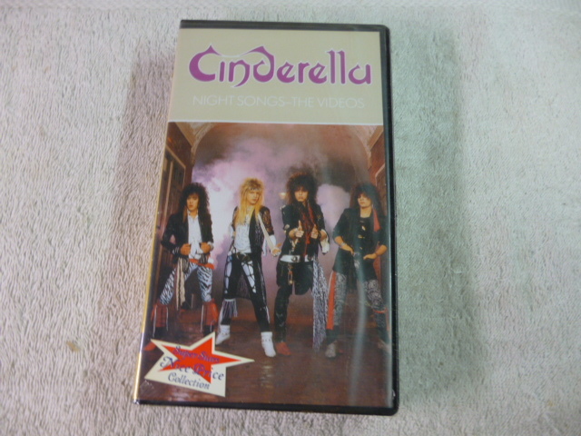 CINDERELLA/NIGHT SONGS VIDEO VHS нераспечатанный 