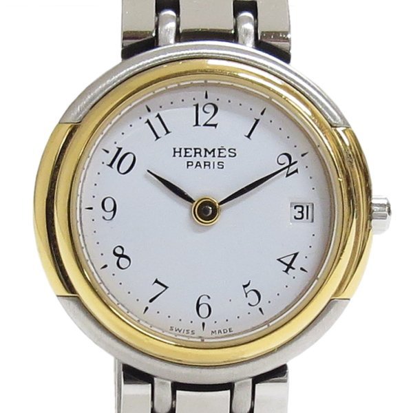 エルメス HERMES レディース ウィンザー 200375 クオーツ 腕時計 ジャンク