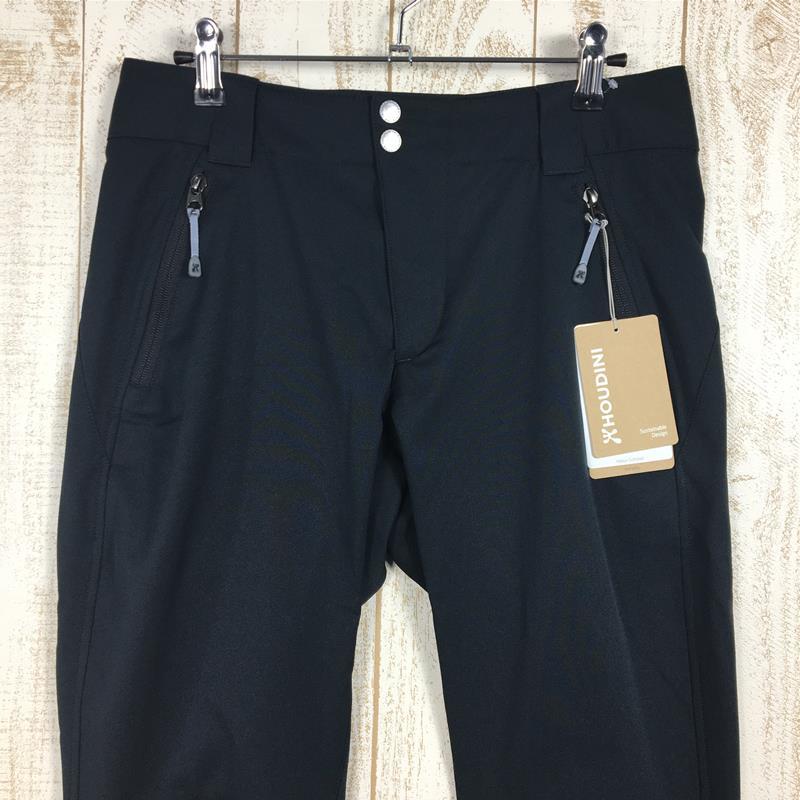 MENs S フーディニ モーション パンツ MOTION PANTS ソフトシェル HOUDINI 245174 900 True Black ブ_画像1