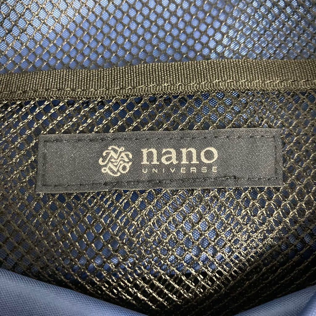 【未使用品 NANO UNIVERSE ナノユニバース バッグ 鞄 カバン】ネイビー 紺色 フリーサイズ_画像6