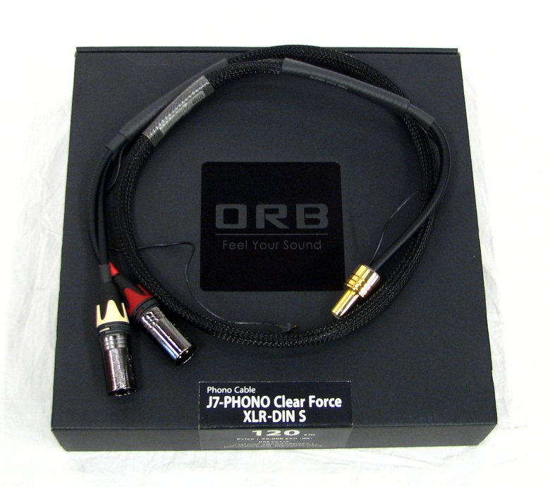 フォノケーブル ORB J7PHONO Clear Force XLR-DIN S/1.2m オーブ