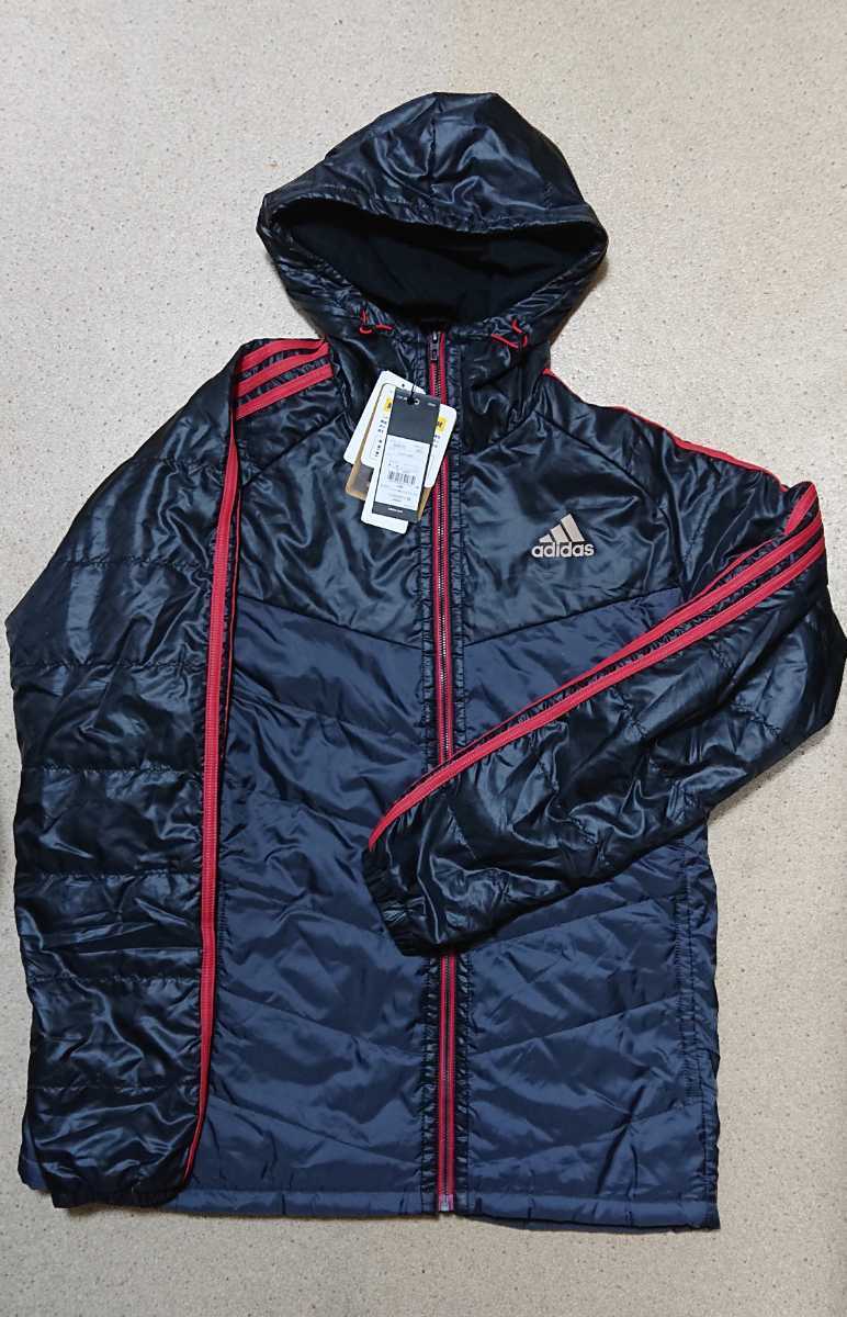 ◎■未使用品！★adidas BODY HEAT +4℃・制電×撥水・ジャケット・sizeO・13,500円+税 _画像3