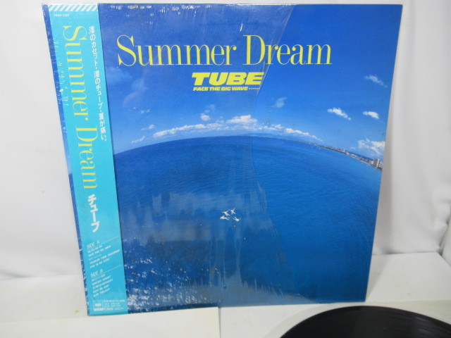 LP/レコード盤/チューブ/TUBE/Summer Dream/ライナー付き/帯付き/28AH 2187/現状渡し/中古品/KN4837/_画像2