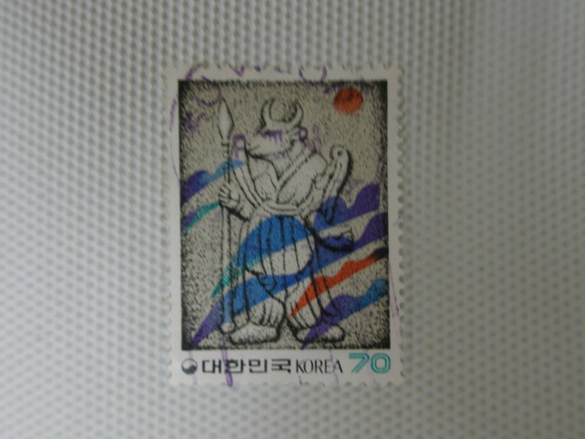 外国切手 使用済 単片 韓国切手 ①_画像5