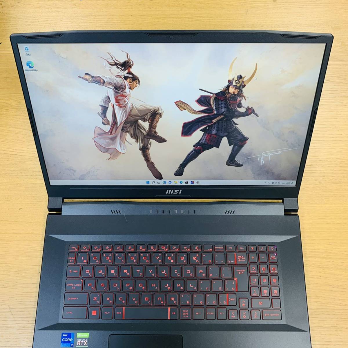最新デザインの MSIゲーミングノートPC Katana GF66 i7 RTX3070Ti 15.6