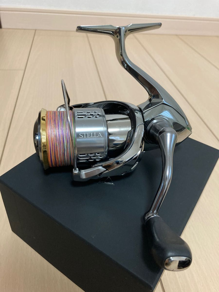 シマノ10ステラC3000SDH リブレハンドル、替スプール新品、餌木付き-