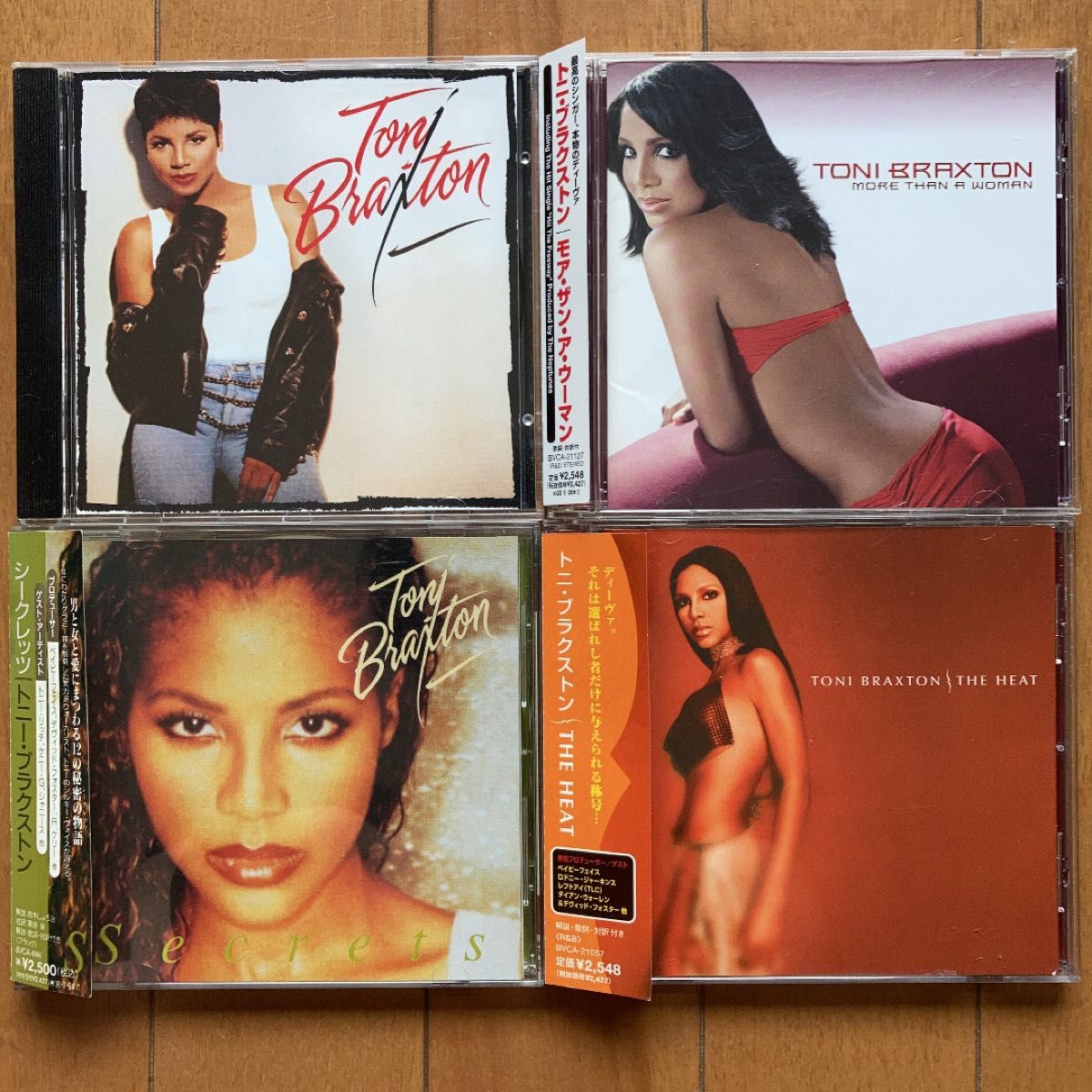 トニー・ブラクストン　CD4枚セット/THE HEAT、 SECRETS、MORE THAN A WOMAN  他1枚