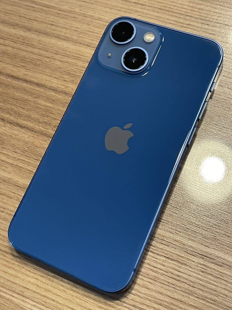 希少 海外版 Apple iPhone 13 mini 256GB SIMフリー ブルー カメラ消音可 中国版 送料無料