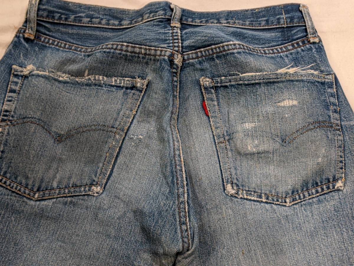 60'sヴィンテージ LEVI'SビッグE501 W31 リーバイスオリジナルシングル