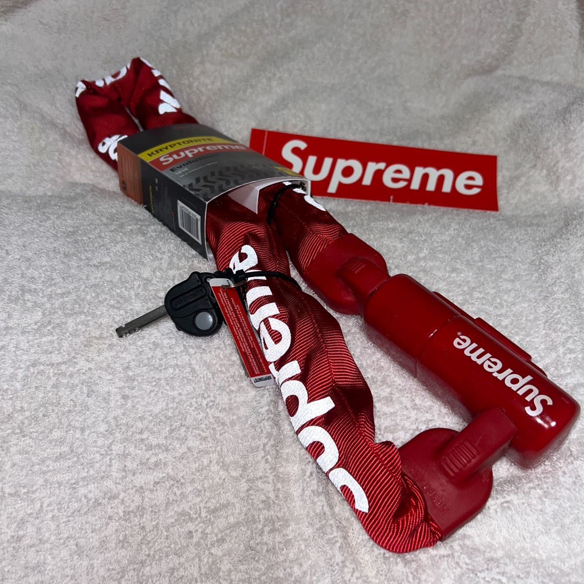 Supreme シュプリーム チェーンロック 盗難防止 バイクロック