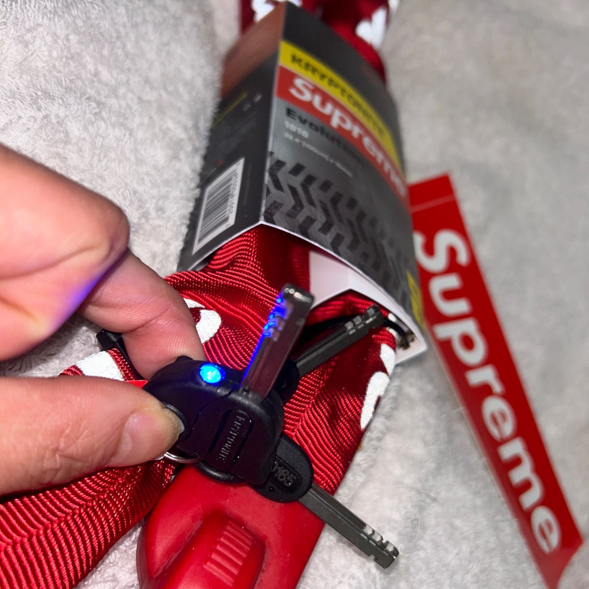 Supreme シュプリーム チェーンロック 盗難防止 バイクロック