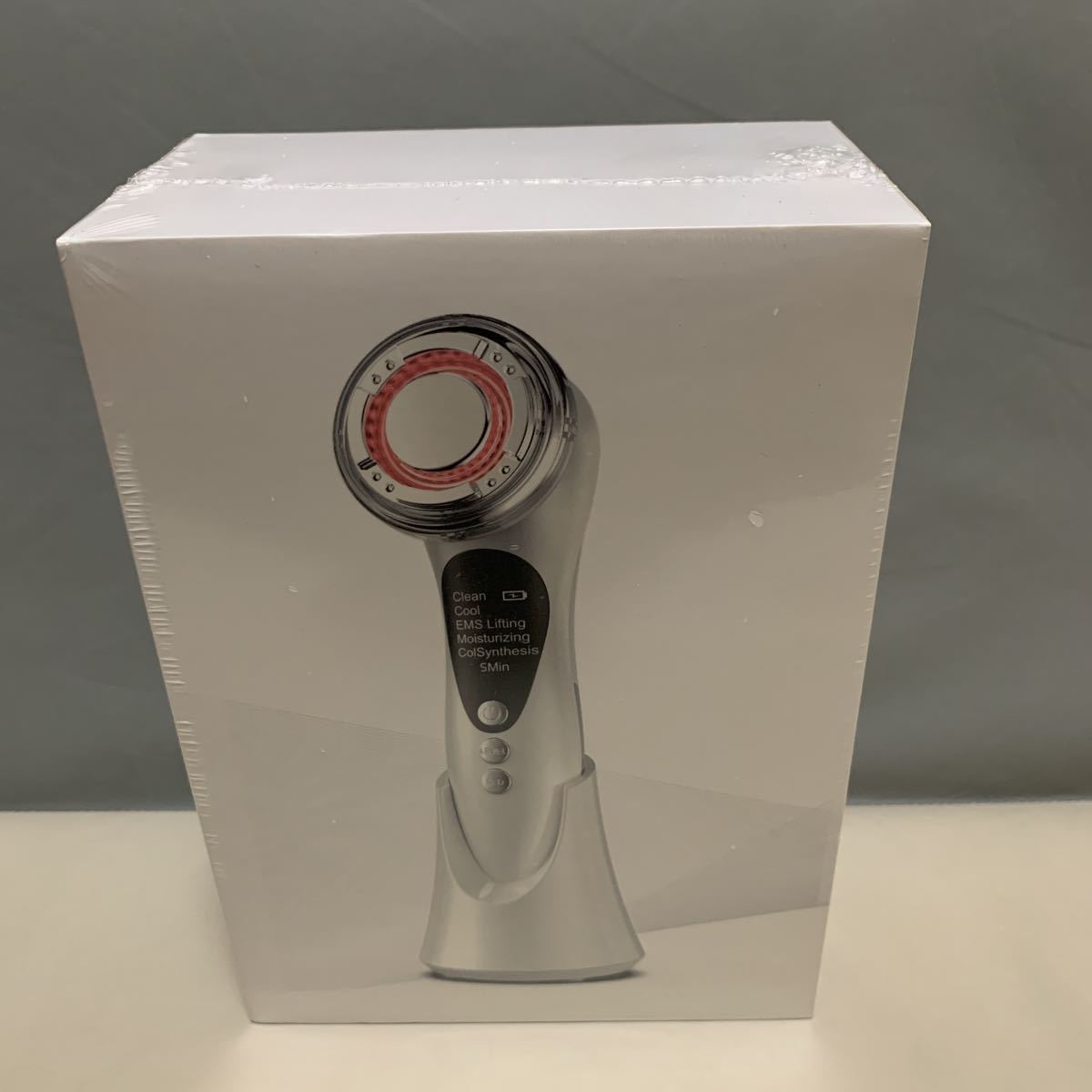 Y8915 прекрасный лицо контейнер ems LED свет 1 шт. 8 позиций температура холодный прекрасный лицо контейнер ион шерсть дыра маленький лицо дом для прекрасный лицо контейнер HOSCARER