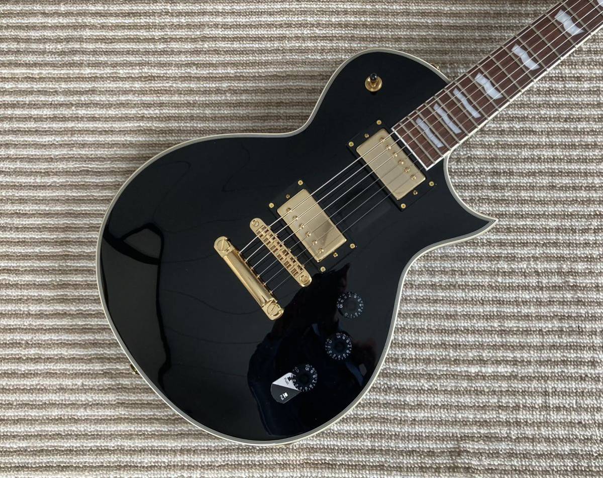  new goods ESP LTD EC-256 Electric Guitar Black black Gold parts Lespaul electric guitar 