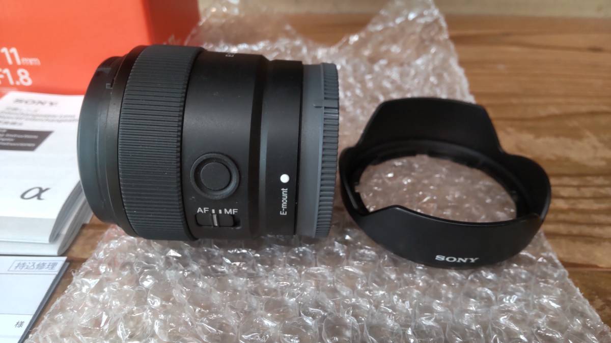 ソニー広角単焦点レンズ SEL11F18 APS-C E 11mm デジタル一眼カメラα[E