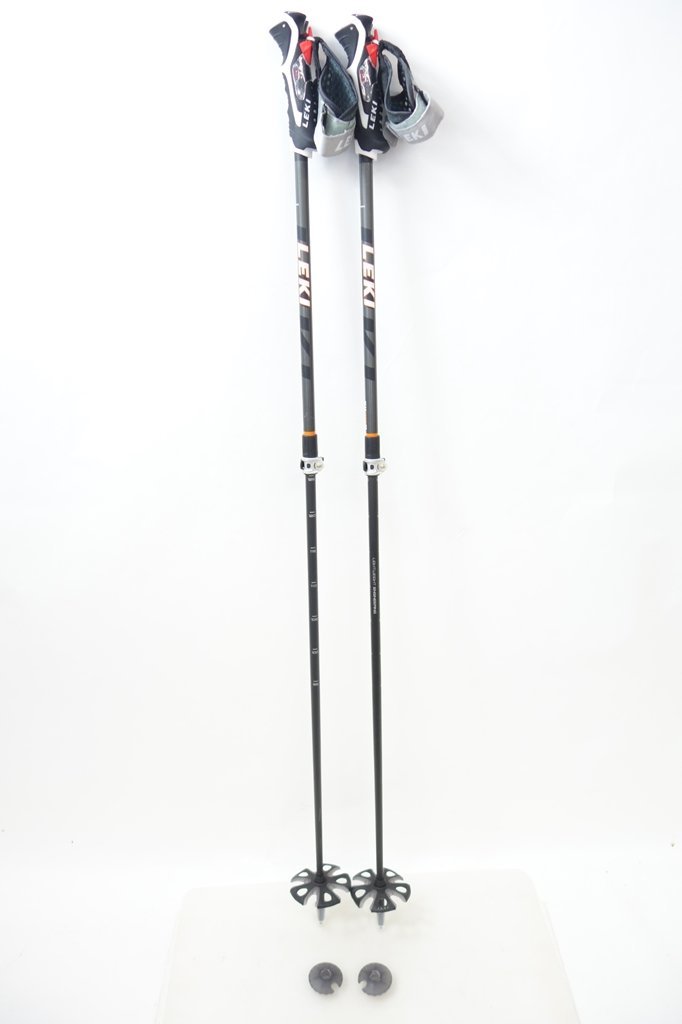 半額SALE☆レキ 伸縮ポール LEKI スキー アルミ合金 カーボン PEAK