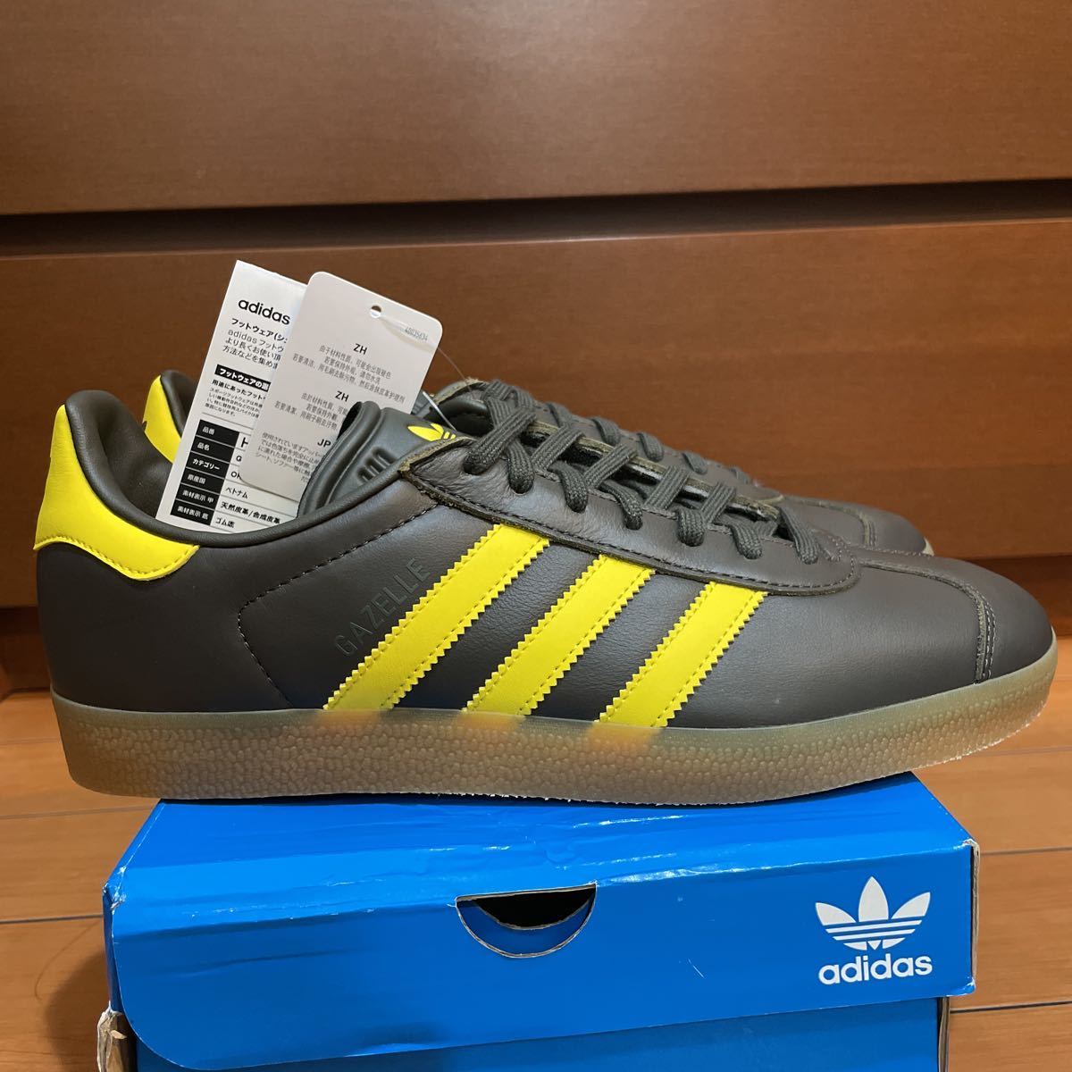 adidas GAZELLE アディダス ガゼル 26.5cm オリーブ メンズ