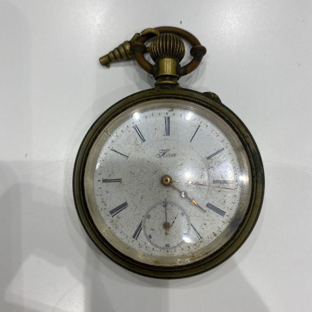 15 HIRA 懐中時計 手巻き スモールセコンド スモセコ レトロの画像1