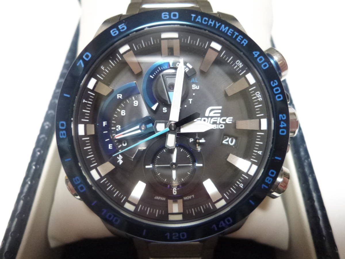  обычная цена 55000 иен! Casio Edifice EDIFICE EQB-800DB-1AJF солнечный Bluetooth смартфон ссылка прекрасный товар!!